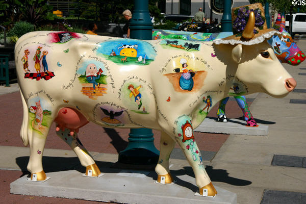 Mother Moo-se by Candace Miles-Traczyk in Madison CowParade. Madison, WI.