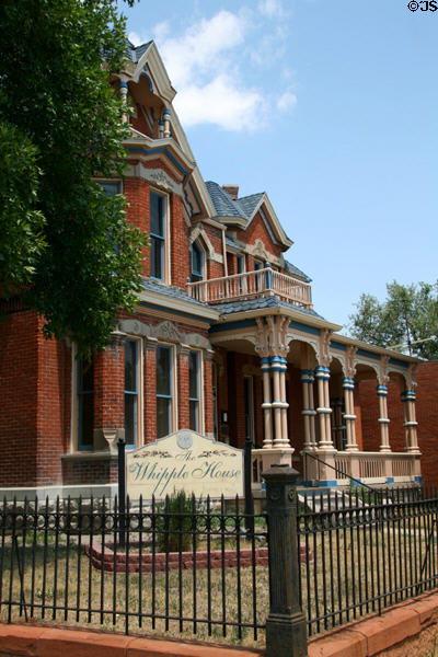 Whipple-Lacey House (1883) (300 E. 17th St.). Cheyenne, WY. Style: Gothic Eastlake. On National Register.