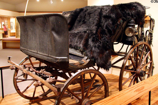 Cody's Stanhope Spider Phaeton Carriage (c1890) made by Studebaker Brothers of South Bend, IN at Buffalo Bill Center of the West. Cody, WY.