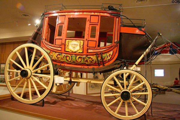 Stage coach used in Cody's Wild West show at Buffalo Bill Center of the West. Cody, WY.