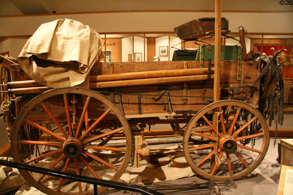 Bed Wagon (1938) converted from grain wagon at Buffalo Bill Center of the West. Cody, WY.