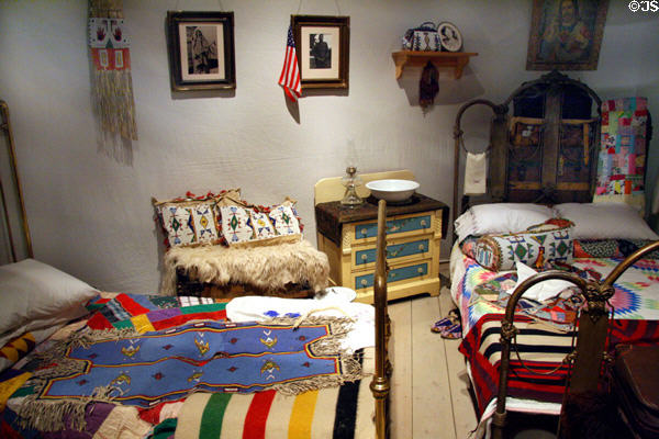 Native home interior from Southwestern U.S. at Buffalo Bill Center of the West. Cody, WY.