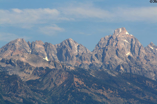 Mountain landscape in Grand Teton National Park. WY.