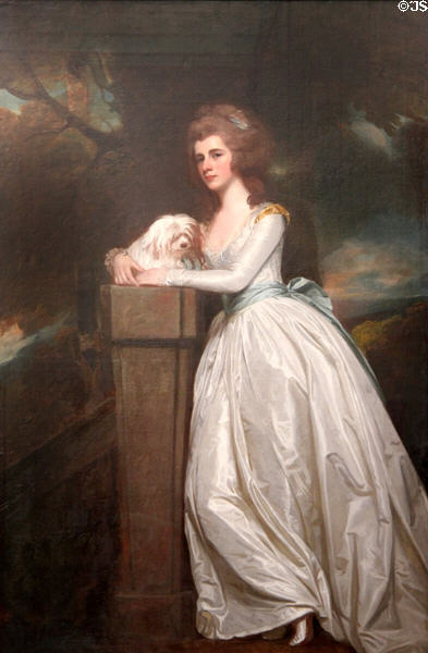 Sarah Rodbard portrait (1784) by George Romney at Lady Lever Art Gallery. Liverpool, England.
