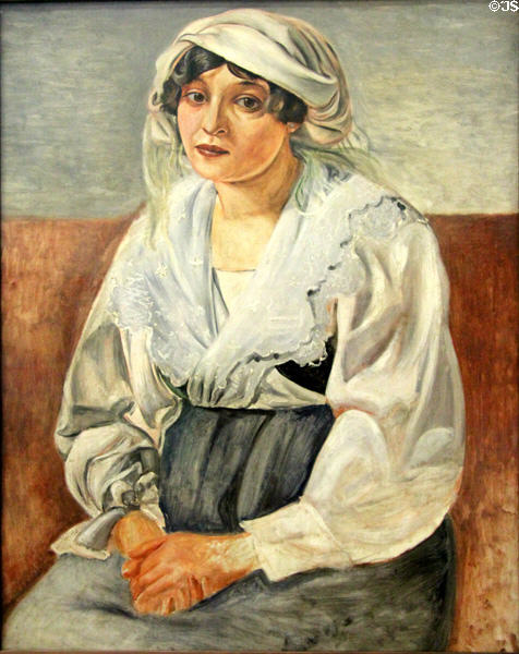 Portrait of an Italian woman (c1921-4) by André Derain at Walker Art Gallery. Liverpool, England.