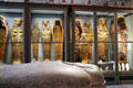 Collection of ancient Egyptian mummies at Kunsthistorisches Museum. Vienna, Austria.