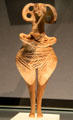 Late Cypriot II era clay female idol at Kunsthistorisches Museum. Vienna, Austria.