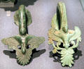 Greek bronze handles with sirens at Kunsthistorisches Museum. Vienna, Austria.