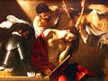 Crowning with Thorns painting by Caravaggio at Kunsthistorisches Museum. Vienna, Austria.