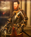 Portrait of Man in Armor Decorated in Gold painting by Jacopo Tintoretto at Kunsthistorisches Museum. Vienna, Austria