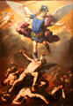 St Michael Vanquishing the Devils painting by Luca Giordano at Kunsthistorisches Museum. Vienna, Austria.