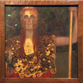 Pallas Athene painting by Gustav Klimt at Historical Museum of City of Vienna. Vienna, Austria.