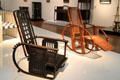 Sitzmaschine & Rocking Chair with movable footrest by & after Josef Hoffmann at Leopold Museum. Vienna, Austria.