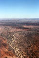 Aerial view of Northern Territories south of Alice Springs. Australia.