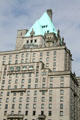 Chateau-style roof of Hotel Vancouver. Vancouver, BC