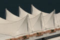 Teflon-coated fiberglass sails of Canada Place. Vancouver, BC.