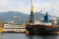 North Vancouver shipyard. Vancouver, BC.