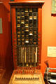 Telephone switchboard at Vancouver Museum. Vancouver, BC.