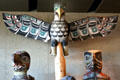Northwest Coast native carved figures at Museum of Anthropology at UBC. Vancouver, BC.