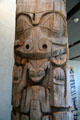 Southern Kwagiutl house posts by Quatsino Hansen at Museum of Anthropology at UBC. Vancouver, BC.