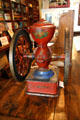 Coffee grinder in heritage general store at Burnaby Village Museum. Burnaby, BC.