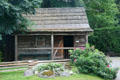Log cabin at Burnaby Village Museum. Burnaby, BC.