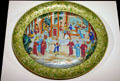 Qing dynasty porcelain serving platter at New Brunswick Museum. Saint John, NB.