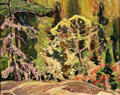 Spring Garland painting by Franklin Carmichael at McMichael Gallery. Kleinburg, ON.