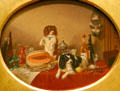 Pets & the Materials by Cornelius Krieghoff at National Gallery of Canada. Ottawa, ON.