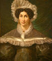 Portrait of Adèle Fortier by Antoine Plamondon at National Gallery of Canada. Ottawa, ON.