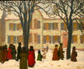 Return from Church by Lawren Harris at National Gallery of Canada. Ottawa, ON.