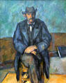 Portrait of a Peasant by Paul Cézanne at National Gallery of Canada. Ottawa, ON.