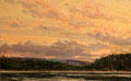 Northland Sunsets painting on board by Tom Thompson at Tom Thompson Art Gallery. Owen Sound, ON.