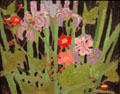 Wild Flowers painting on board by Tom Thompson at Tom Thompson Art Gallery. Owen Sound, ON.