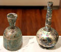 Glass bottles from Iran at Aga Khan Museum. Toronto, ON.