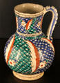 Fritware ewer from Iznik, Turkey at Aga Khan Museum. Toronto, ON.