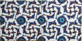 Fritware wall tiles from Iznik, Turkey at Aga Khan Museum. Toronto, ON.