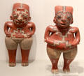 Chupicuaro-style earthenware female figures from Guanajuato or Michoacán, Mexico at Gardiner Museum. Toronto, ON.