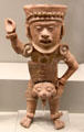 El Zapotal style earthenware standing male figure from Veracruz, Mexico at Gardiner Museum. Toronto, ON.