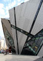 Prisms of Chin Crystal of Royal Ontario Museum overhang Bloor Street. Toronto, ON.