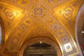 Mosaic ceiling over Avenue Road entrance interior at Royal Ontario Museum. Toronto, ON.