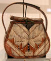 Mi'kmaq porcupine quill purse from Atlantic Canada at Royal Ontario Museum. Toronto, ON.