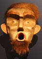 Mask of Dzunuk'wa from Quatsino, Vancouver Island at Royal Ontario Museum. Toronto, ON.