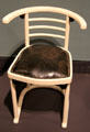 Bent beechwood side chair by Joseph Hoffmann of Vienna at Royal Ontario Museum. Toronto, ON.