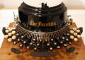 Franklin 2 typewriter by Franklin Typewriter Co., Boston at Royal Ontario Museum. Toronto, ON