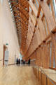 Wooden beams of interior passage of Frank Gehry addition to Art Gallery of Ontario. Toronto, ON
