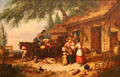 Going to Town to Market, Summer painting by Cornelius Krieghoff at Art Gallery of Ontario. Toronto, ON.