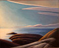 Lake Superior III painting by Lawren Harris at Art Gallery of Ontario. Toronto, ON.