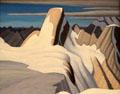 North from Mount Mumm, w Park painting on board by Lawren Harris at Art Gallery of Ontario. Toronto, ON.