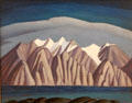 Bylot Island Shore, Arctic Sketch XXXII painting on board by Lawren Harris at Art Gallery of Ontario. Toronto, ON.